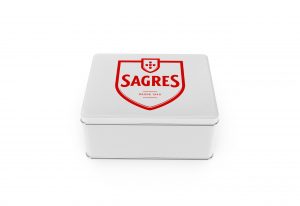 Caixa de metal quadrada • SAGRES